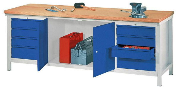 Etabli Pavoy 2000, 2 blocs avec chacun 4 tiroirs + 1 placard, 58593-200-000-735716