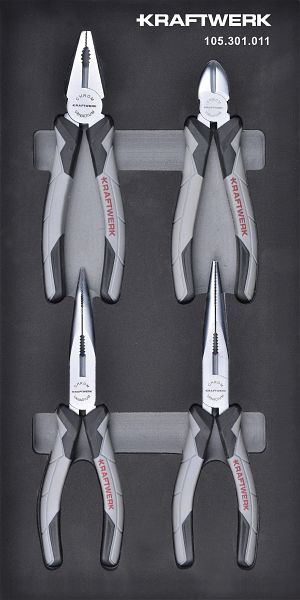 Jeu de pinces Kraftwerk BASIC LINE EVA 4 pièces. Insert 20x40, 105.301.011