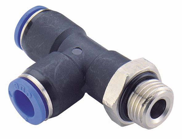 temporisateur B-LED-6-1/4-KU, raccord à vis L, cylindrique, avec joint torique, Ø tuyau : 6 mm, filetage : 1/4", UE : 10 pièces, 03180052