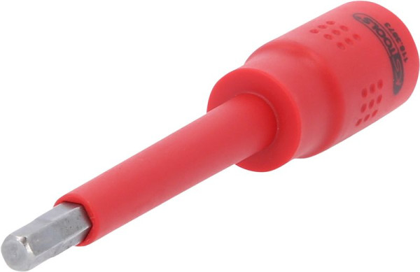 KS Tools Douille hexagonale isolée 3/8", 6 mm, 122 mm de long, 118.3873