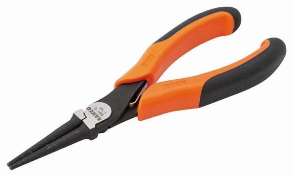Pince à bec rond Bahco, ergo, bleuie, revêtement PVC, 140 mm, 2521 G-140