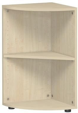 Étagère d'angle geramöbel avec pieds, utilisable comme étagère supplémentaire, 400x400x752, érable, S-342010-A