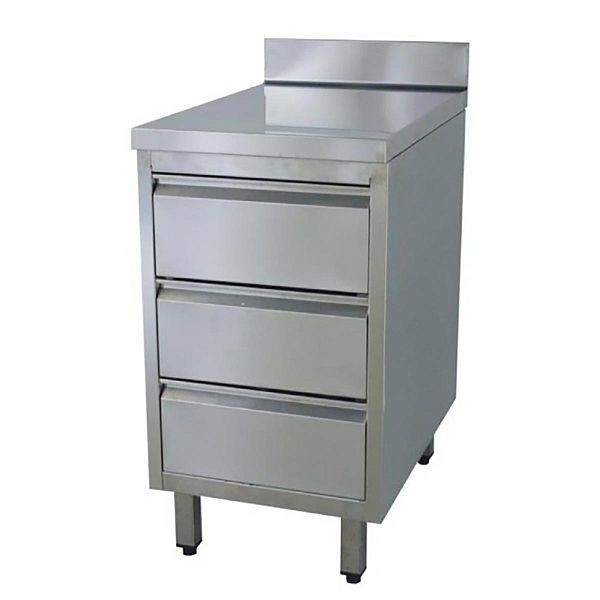Armoire à tiroirs Vaiotec EASYLINE 600 avec 3 tiroirs avec dosseret, 10057