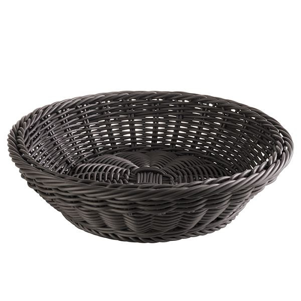 Panier APS, rond, Ø 29 cm, hauteur : 7 cm, polypropylène, noir, -PROFI LINE-, 50612