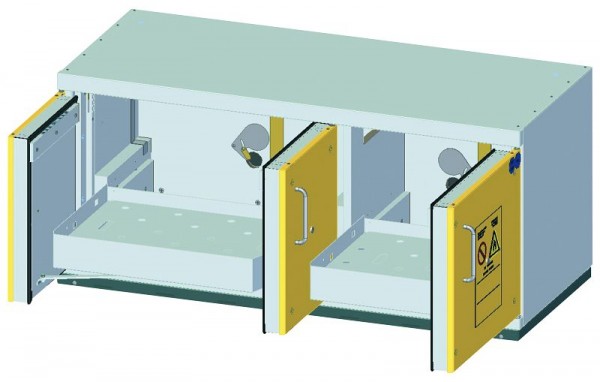 Armoire de sécurité Düperthal pour liquides inflammables Type 90 UTS ergo XL avec plateau coulissant, 29-061467-005
