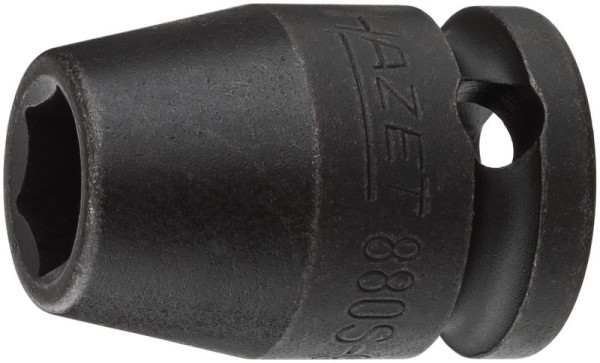 Impact Hazet, douille tournevis machine, 6 pans, carré creux 10 mm, profil de traction 6 pans extérieurs, 9 mm, 880S-9