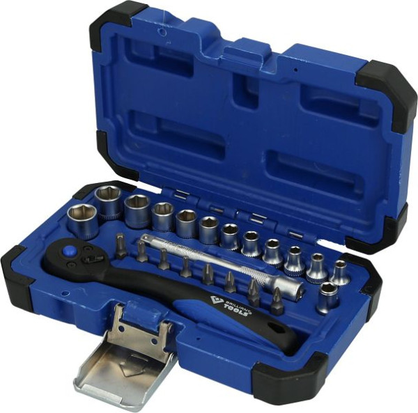 Brilliant Tools Jeu de clés à douille 1/4", 23 pièces, BT020023