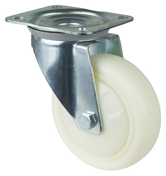 Rouleau de transport BS rollers, largeur de roue 50 mm, Ø roue 150 mm, capacité de charge 300 kg, bande de roulement/corps de roue en plastique, roulements à billes, L400.B15.151