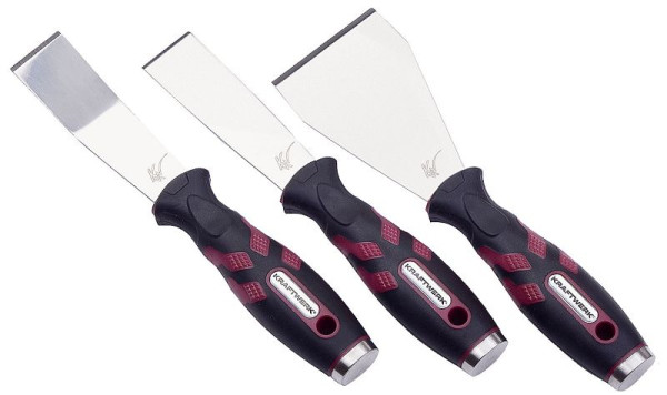 Jeu de spatules à gratter/impact Kraftwerk, 3 pièces, 3336