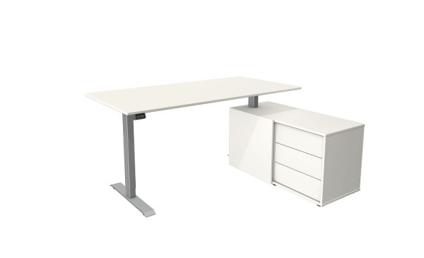 Kerkmann poste de travail complet Move 1, argent/blanc, 10220910