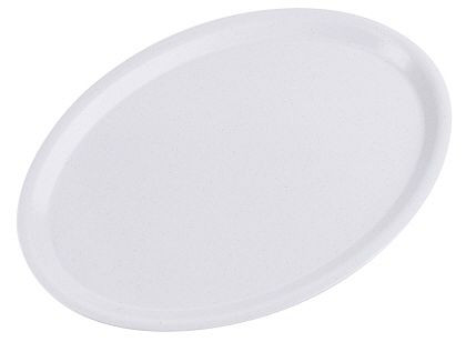 Plateau Contacto, ovale 29 cm, gris clair, 5351/002