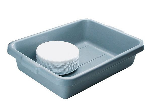 Plateau à vaisselle APS, 55 x 42 cm, hauteur : 14 cm, polypropylène, gris, 11950