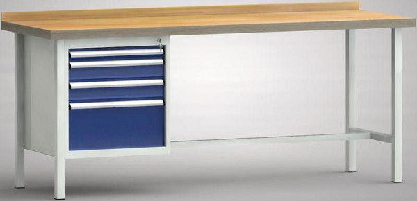 Etabli standard KLW - 2000 x 700 x 840 mm L x P x H, WS116N-2000M40-E7021
