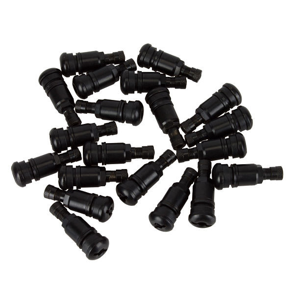 Valve de pneu RepTools Basic en métal, noire, universelle, 20 pièces, XXL-118470