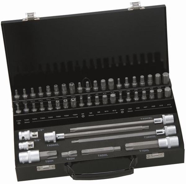 Bahco Jeu d'embouts Torx 49 pièces BE5049T