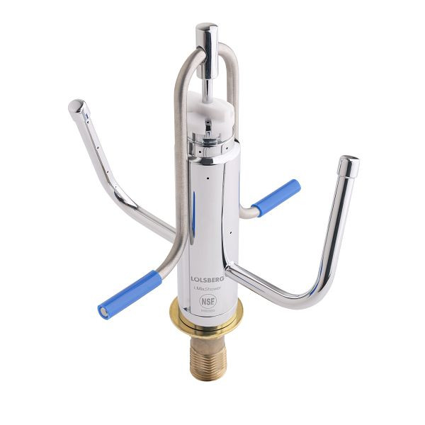 Lölsberg i.MixShower Advantage récipient, verre et collet de douche, 945 001