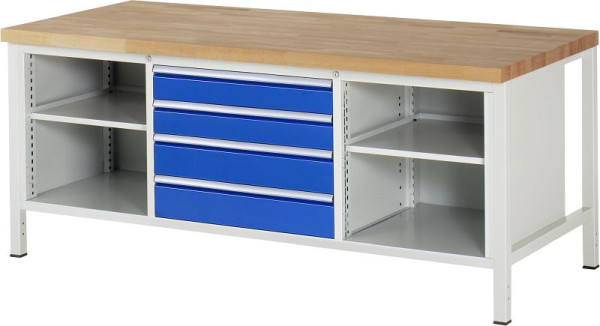 Etabli RAU série 8000 - modèle 8751, L2000 x P900 x H840-1040 mm, 13-8751A2-209B4H.11