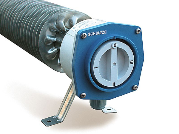 Chauffage à tubes à ailettes Schultze RiRo s 1000 E avec interrupteur pas à pas, 1000W 230V, acier inoxydable, IP66/67, S 1000E
