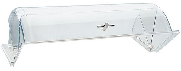 Hotte APS GN 1/2, 32,5 x 26,5 cm, hauteur : 15 cm, polycarbonate, poignée croisée chromée, convient à tous les GN 1/2, 12010