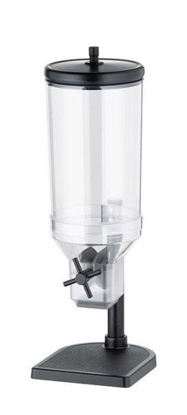 Distributeur de céréales APS -FRESH+EASY-, 22 x 17,5 cm, hauteur : 52 cm, couvercle en acier inoxydable 18/8, capacité : 4,5 litres, couleur : noir, 11840