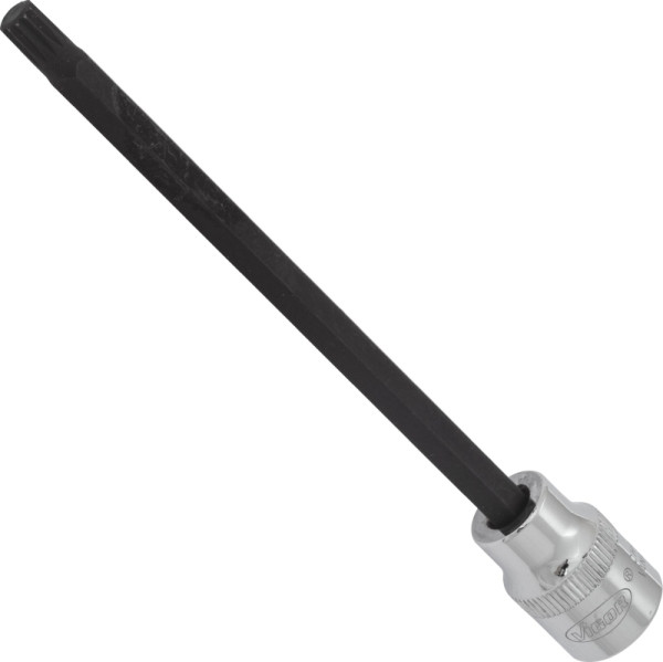 Embout de tournevis VIGOR, carré creux 10 mm (3/8 pouce), profil cannelé interne XZN, M6, longueur : 133 mm, pour commande manuelle, V6122