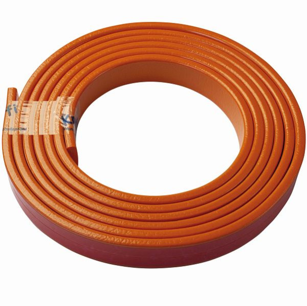 Protection de surface Knuffi, profil d'avertissement et de protection type F, orange, 5 mètres, PF-900410