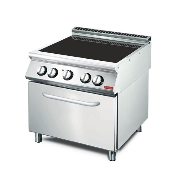 Cuisinière électrique Gastro M avec plaque vitrocéramique et four GM70 / 80CFVE, GN089