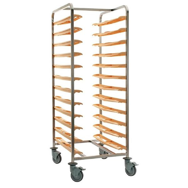 Chariot à plateaux de cantine Matfer pour 24 plateaux, CC380