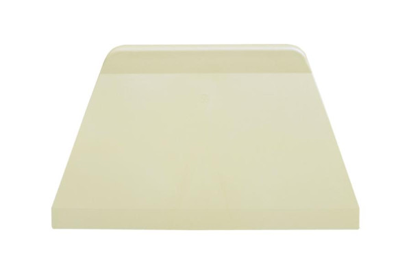 Coupe-pâte Schneider avec bande de poignée, forme carrée grande, ABS, ivoire, 227350