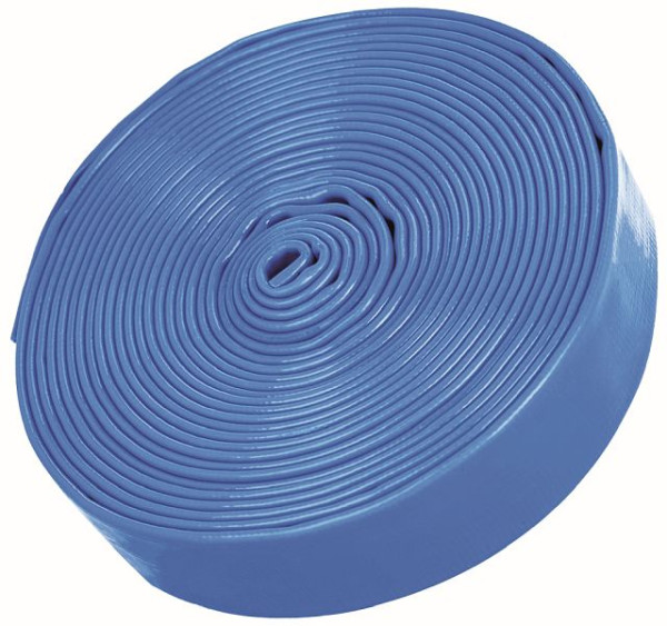 CONSEIL 10 m de tuyau plat 1 1/4" avec collier de serrage, 31096
