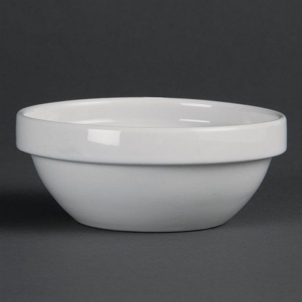 Bols empilables OLYMPIA Whiteware 11cm, UE: 12 pièces, CE531