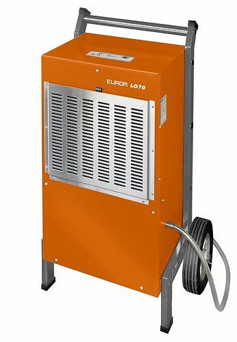 Déshumidificateur MMXX, 820 watts, continu 80 litres/24 heures, 61050
