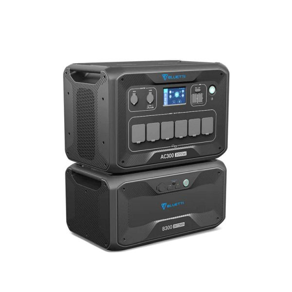 Batterie de stockage domestique BLUETTI AC300+B300, 3000W, 3072Wh, AC300+B300