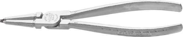 Pince Hazet pour circlips, standard : DIN 5256 forme C, surface : chromée, pointe gris acier, longueur : 180 mm, 1846A-2