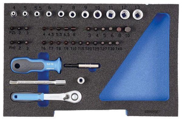 Jeu de clés à douilles GEDORE 1/4" en 1/2 L-BOXX, 2835886