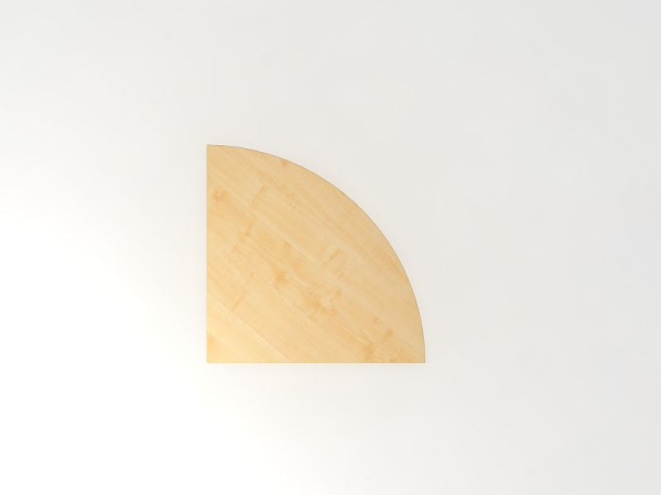 Hammerbacher angle de liaison quart de cercle 80x80cm érable, quart de cercle, VLE91/3