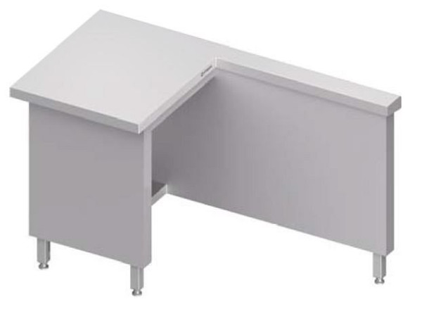 Station de caisse Stalgast "Free Flow" zone de travail gauche 1400x735x880 mm couvercle en acier inoxydable, FF14133