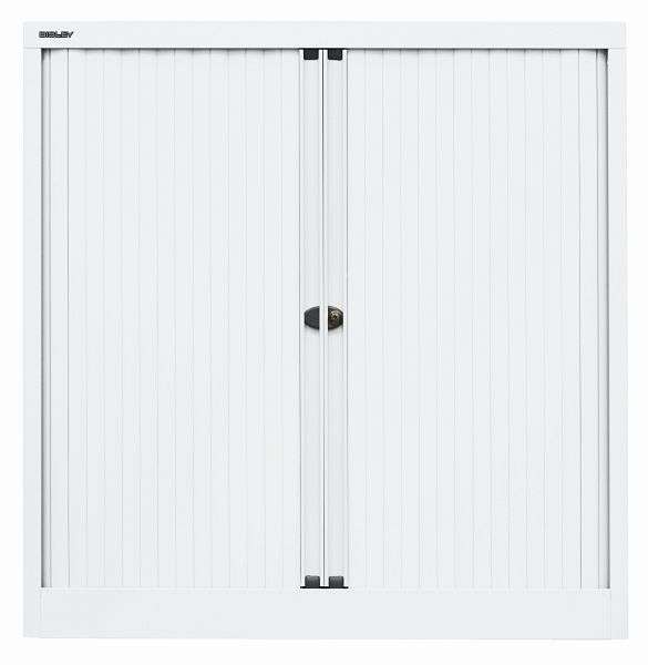 Armoire à rideaux Bisley EuroTambour, 2 tablettes, 2.5 OH ...