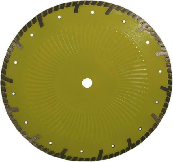 Disque diamant TECTOOL, turbo-segmentation, bord fermé, diamètre: 230 mm, 18266