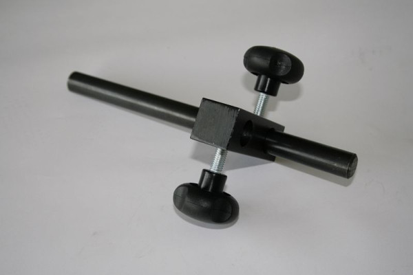 Tige de butée longitudinale ELMAG (courte) avec pièce de fixation pour toutes les scies MKS, 9708245