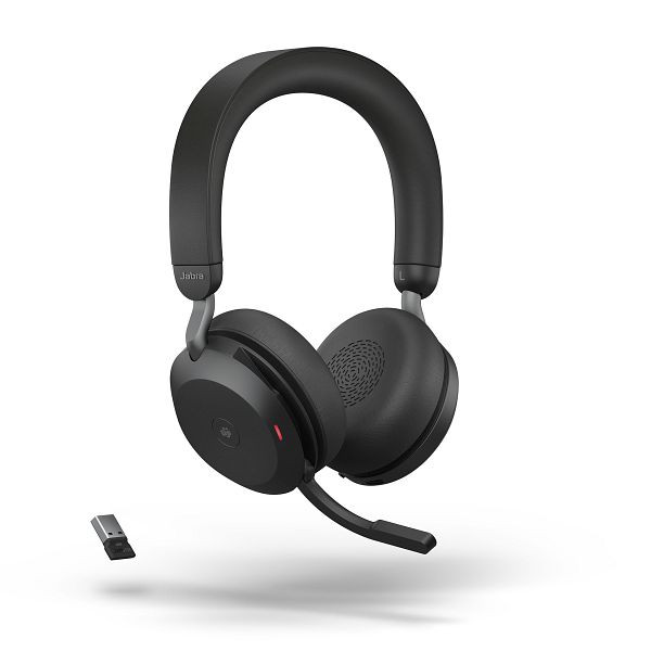 Jabra Evolve2 75 Link380a Microsoft Softphone Stéréo Noir, 27599-999-999
