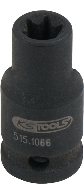 KS Tools Douille Torx E 1/4", courte, E6, 515.1066