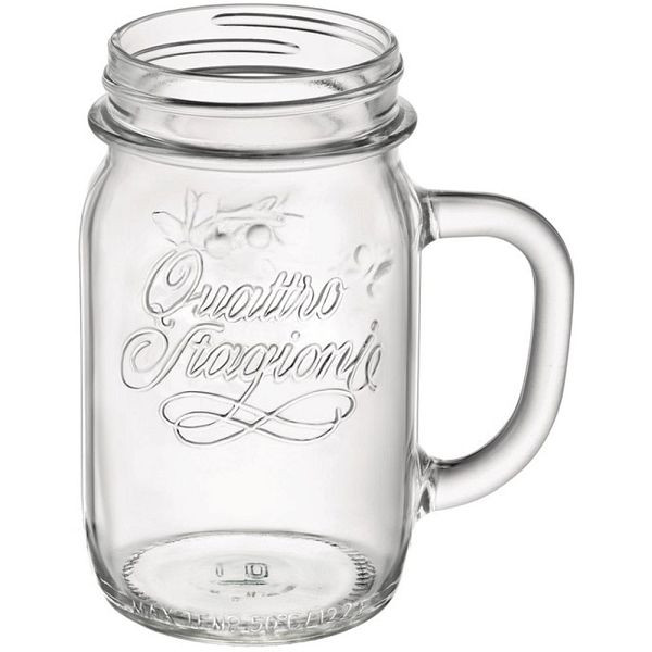 Mug en verre Bormioli Rocco sans couvercle, 0,415 litre, lot de 12, GL7103415