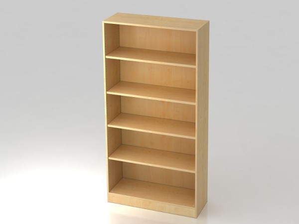 Étagère Hammerbacher large 5OH, panneau de base érable, 100x40x200,4 cm (LxPxH), V6400/3