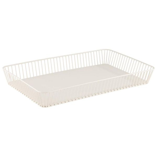 Panier APS GN 1/1 -URBAN- en blanc murmure 53 x 32,5 cm, hauteur : 7,5 cm, 30435