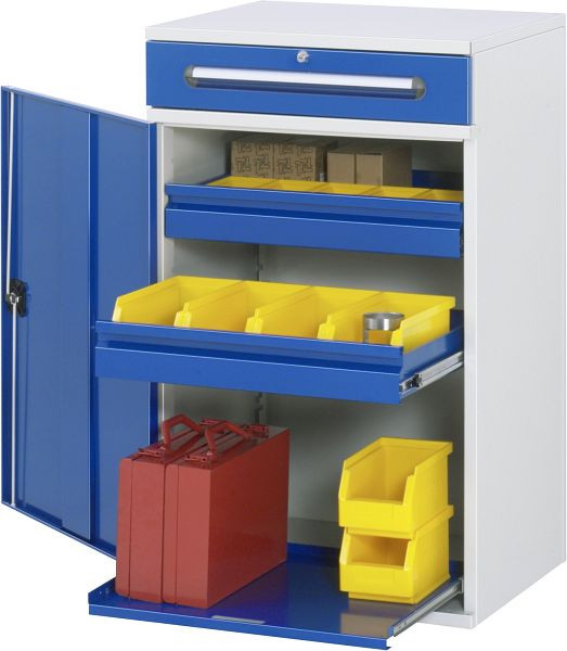 Bureau debout avec armoire latérale RAU, 2x tiroir intérieur, 650x1060x520 mm, 07-650-M32.11