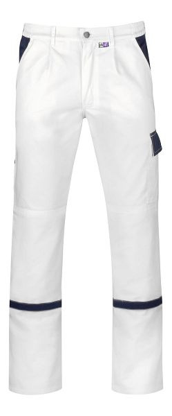 Pantalon de stage PKA, 260 g/m², blanc/bleu hydron, taille : 52, UE : 5 pièces, BH26W-052