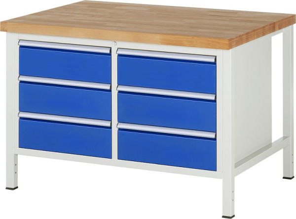 Etabli RAU série 8000 - modèle 8473, L1250 x P900 x H840-1040 mm, 13-8473A2-129B4H.11