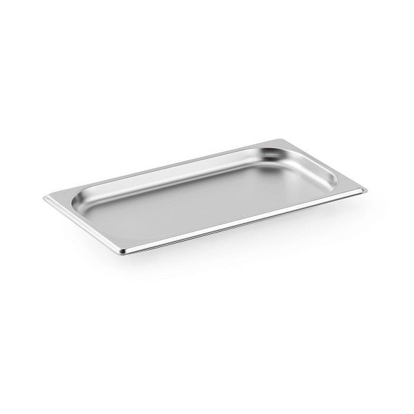 Vaiotec TOPLINE Récipient gastronorme GN 1/3 - 20 mm, acier inoxydable AISI 304, 32,5x17,6x2 cm, 10624