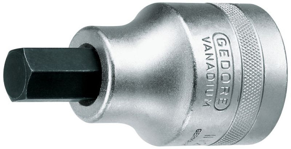 Embout de tournevis GEDORE 1'' pour vis à six pans creux, 17 mm, 6181010